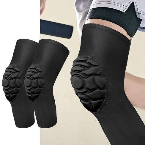 Knee Pads Compression Leg Sleeve Breathable Lightweight Protector Knee Sleeve for Football Cycling Soccer Riding Hiking, M in Kuwait