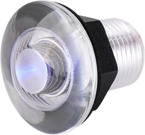 SEAFLO 06 Series Blue LED Livewell Light – 12V, 0.2W, IP68 Waterproof, Flush-Mount, PC Housing, Accent Lighting for Livewells, Lockers, Decks & Compartments, 0.85" x 1.57", 4-Year Warranty in Kuwait