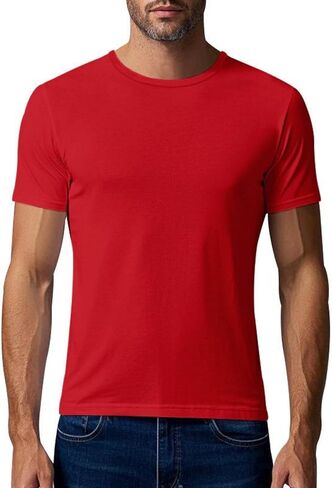 Workout Shirts for Men Quick Dry Athletic Gym Tee Shirts Mens Short Sleeve Mesh Solid Running Swimming T-Shirt in Kuwait