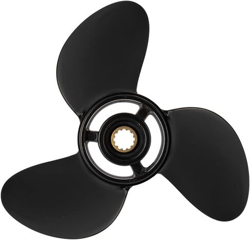 مروحة قارب خارجية من الألومنيوم 7.8 × 8 لمحركات توهاتسو وميركوري 4-6HP، 12 سنًا، 3R1W64516-0، متوافقة مع توهاتسو وميركوري 4HP 5HP 6HP، RH in Kuwait
