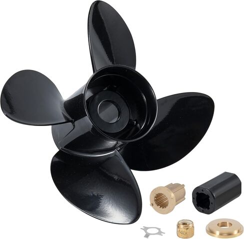 14 1/2 x 17 Replace OEM#3587520 Aluminum Outboard Boat Propeller for Volvo Penta SX Sterndrives Drive Engines 130-300HP 4 Blades 19 Spline Tooth RH in Saudi Arabia