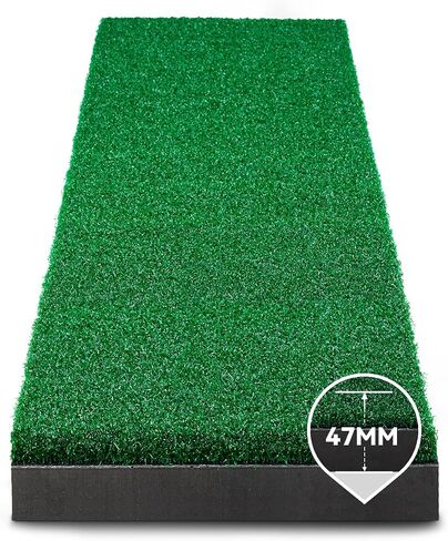 Golf Hitting Strips, Professional Grade 30″ x 12″ x 67mm/30″ x 12″ x 47mm Replaceable Golf Hitting Mat, Simulator Putting Driving Training Practice Insert Turf Green Accessories for Indoor/Outdoor in Kuwait