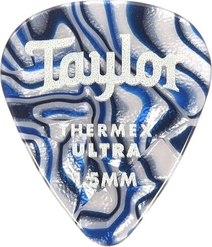 Taylor Premium Darktone 351 Thermex Ultra Picks Blue Swirl 1.50mm 6-Pack in Kuwait