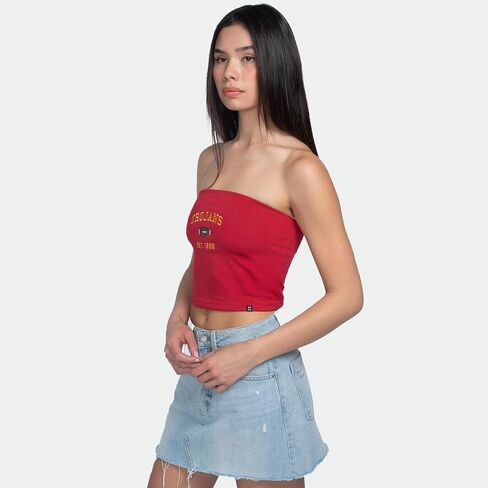 Hype & Vice USC Cardinal Tube Top for Women – Officially Licensed Strapless Top, College Game Day & Tailgate Outfits, XS in Kuwait