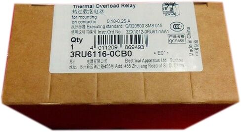 3RU6116-0CB0 New and Sealed in Box 3RU61160CB0 1 Year Warranty in Kuwait