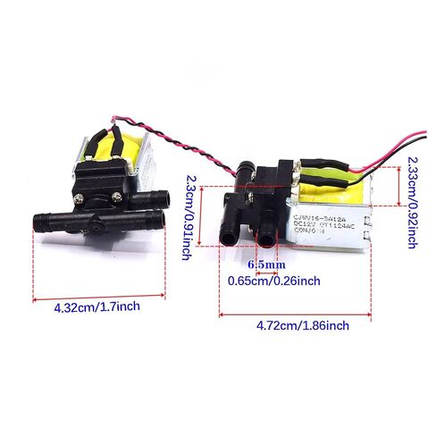 Solenoid Water Valve DC 12V Solenoid Water Valve Replacement Mini 2 Position 3 Way Solenoid Water Valve Control Electric Valve Metal Material Sui in Kuwait