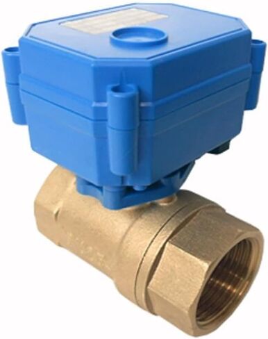 CWX-15 صمام كروي نحاسي كهربائي DN15 DN20 DN25 DC3-6v DC12v DC24v AC220v بمحرك للمياه 1 قطعة (DC5V-CR01، DN20) in Kuwait
