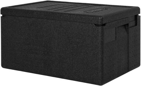 حاملة طعام Cambro EPP Economic Cam GoBox المعزولة ذات التحميل العلوي - 46 لتر، تخزن 1 × 1/1 GN Pan بعمق 200 مم، تحافظ على درجات الحرارة الساخنة والباردة لأكثر من 4 ساعات، -40 درجة مئوية إلى 120 درجة مئوية، DW576 in Kuwait