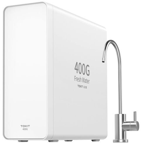 TOKIT U1 SE Under Sink Water Filtration System, Reverse Osmosis Water Filter Under Sink with Faucet, NSF/ANSI 58, Tankless, 400 GPD 2:1 Pure to Drain, Reduces TDS in Kuwait