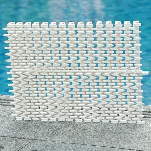 20 Pack Plastic Pool Drain Grating Covers - Easy Install Detachable Overflow Strips for Swimming Pool, Outdoor Use, Durable, Efficient Water Drainage Solutions in Kuwait