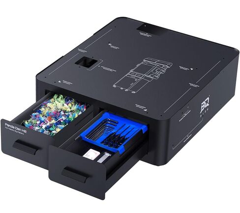 BIQU Panda Station 3D Printer Working Stand Cabinet with Filament/AMS/Tools Storage for Bambu-Lab Printers, Movable and Lockable Workstation for 3D Printing Farms Workshop, Space Saving in Kuwait