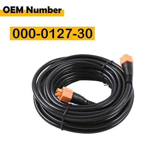 كابل إيثرنت بحري 000-0127-30 بطول 25 قدم متوافق مع Lowrance Hook HDS Elite، Simrad B&G Navico Fishfinder Chartplotter Network، 5-Pin ذكر إلى ذكر in Kuwait