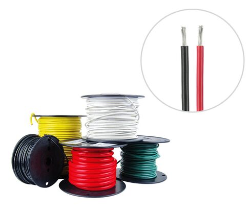 18 AWG UL 1426 (The Real Thing) Marine Wire - Tinned Copper Boat Cable - 20 Feet - Red/Black -Made in The U.S.A. in Kuwait