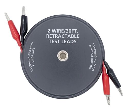 Retractable Reel Test Leads (18 Gauge) (3-Wire 18AWG, 10 Feet Reel) in Saudi Arabia