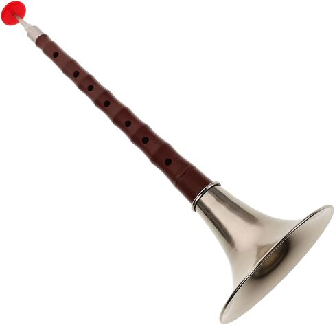 Traditional Chinese Suona Wind Instrument Resin Wood-like Abs Material, Silver Finish, High Strength Anti-corrosion, Anti-cracking for Beginners Music Practice in Kuwait