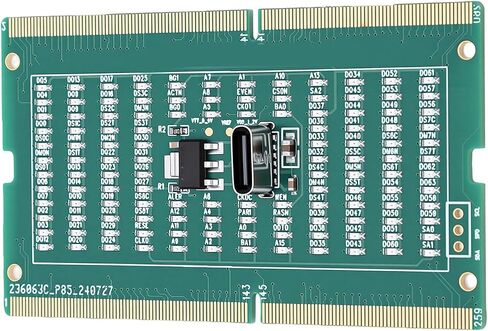 جهاز اختبار ذاكرة الكمبيوتر المحمول DDR4 مع مؤشر LED، بطاقة تشخيص فتحة ذاكرة الوصول العشوائي للوحة الأم، يعمل بالطاقة من النوع C، استكشاف أخطاء الأجهزة وإصلاحها بسهولة، بدون تمهيد أو إصلاح العرض in Kuwait