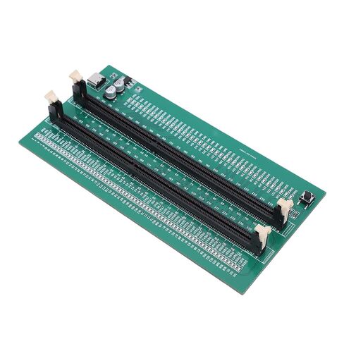 بطاقة تشخيص ذاكرة الكمبيوتر Ddr3 | أداة اختبار LED بفتحة مزدوجة، مدقق سريع مدعوم من TypeC لفنيي الكمبيوتر المكتبي in Kuwait
