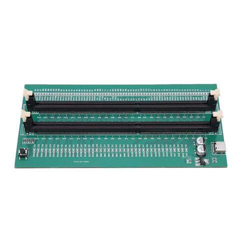 بطاقة تشخيص ذاكرة الكمبيوتر Ddr3 | أداة اختبار LED بفتحة مزدوجة، مدقق سريع مدعوم من TypeC لفنيي الكمبيوتر المكتبي in Kuwait