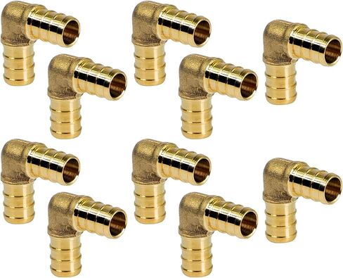 1-1/4 ''PEX 90 درجة الكوع تركيب الأنابيب الشائكة، النحاس (10 حزمة) in Kuwait