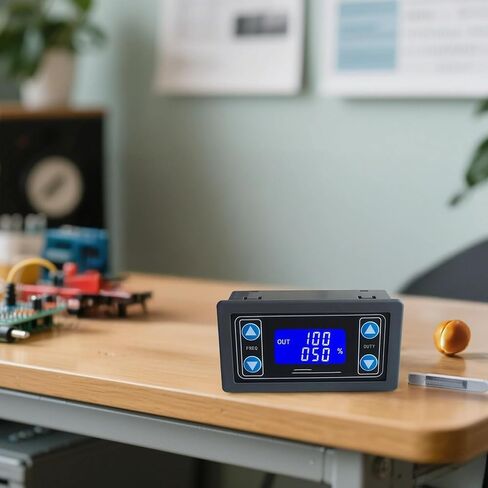قطعتان من وحدة مولد إشارة PWM، دورة عمل وتردد قابلان للتعديل، شاشة LCD، نطاق من 1 هرتز إلى 150 كيلو هرتز، مصدر طاقة تيار مستمر 3.3 فولت إلى 30 فولت in Kuwait