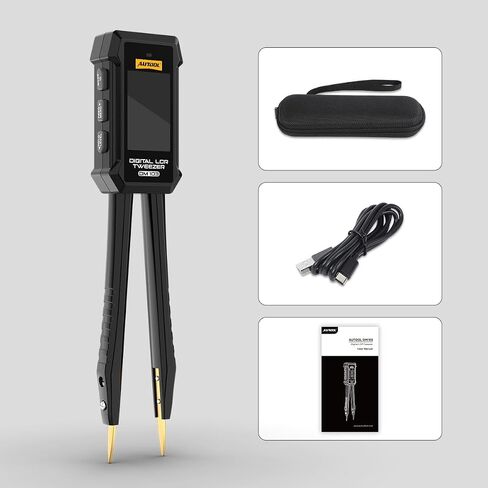 ملقط LCR رقمي، جهاز اختبار SMD 6 في 1 مع التعرف على المكونات الذكية، شاشة OLED، قابلة لإعادة الشحن، مقاومة 10mΩ-10MΩ، سعة 1pF-20mF، محاثة 1μH-60H، لإصلاح إلكترونيات السيارات in Kuwait