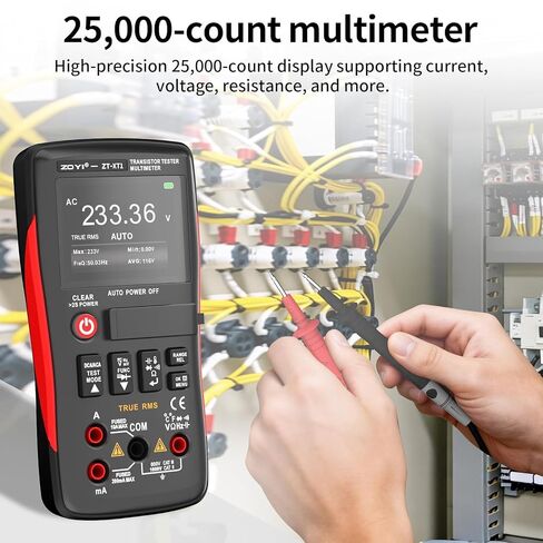 ZT-XT1 جهاز اختبار ترانزستور رقمي متعدد 2 في 1 مع شاشة TFT مقاس 2.4 بوصة، عدد 25000، جهاز اختبار المكونات SCR MOS، جهاز اختبار الثايرستور لمقاومة الجهد الثنائي لاستمرارية الصمام الثنائي in Kuwait