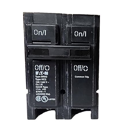 CUTLER HAMMER BRH240 Circuit Breaker, COM. Trip, 40 AMP, 2 Pole, Type BR, 22K, 120/240V in Kuwait