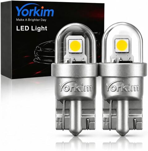 مصابيح إضاءة LED 3157 من يوركيم بيضاء فائقة السطوع، 3056 3156 3156A 3057 4057 3157 4157 T25 لمبات LED لأضواء الفرامل، وأضواء عكسية احتياطية، ومصابيح خلفية عكسية - حزمة من 4 in Kuwait