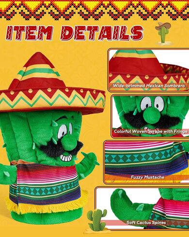 Big Teeth Driver Headcover Funny Golf Head Covers Funny Mexican Cactus Golf Club Covers Personalized Driver Head Cover Fits 460cc, Unique Golf Head Cover Novelty Golf Gifts for Men in Kuwait