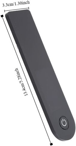 غطاء لوحة القيادة مقاوم للغبار من الكمبيوتر الشخصي لـ M365 PRO/PRO2/1S 5.28x1.30in استبدال غلاف لوحة العرض (أسود، 13.4x3.3x0.4 سم) in Kuwait