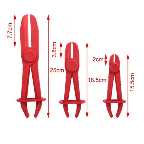 6 PCS Hose Pinch Off Pliers Line Clamp Pliers Set, Non-Marring Fuel Line Clamp Pliers for Automotive Flexible Hoses, Gas Lines, Brake, Fuel Lines, Coolant & Radiator in Kuwait