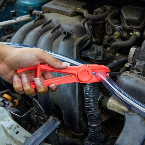 6 PCS Hose Pinch Off Pliers Line Clamp Pliers Set, Non-Marring Fuel Line Clamp Pliers for Automotive Flexible Hoses, Gas Lines, Brake, Fuel Lines, Coolant & Radiator in Kuwait