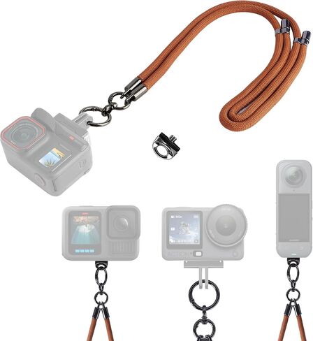 FiTSTILL Camera Lanyard for Go Pro Hero 13/12/11/10/9/max2, DJI OSMO 360/Pocket 3, INSTA 360 X5/X4/X4 air/X3 in Kuwait