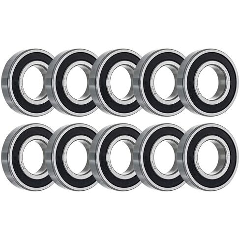 محمل العجلة NICHE 6208-2RS 40x80x18mm صف واحد أخدود عميق 10 عبوات in Kuwait