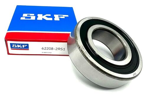 SKF 62208 2RS1 محمل كروي ذو أخدود عميق، مطاط مختوم 40X80X23 مم in Kuwait