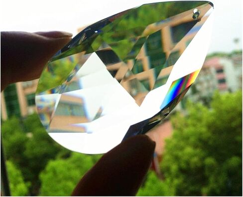 Top Quality 10pcs/lot 50mm Clear K9 Glass Crystal Prisms Pendants Chandeliers Parts Lustres Rainbow Lamp Lighting Hang Drops in Kuwait