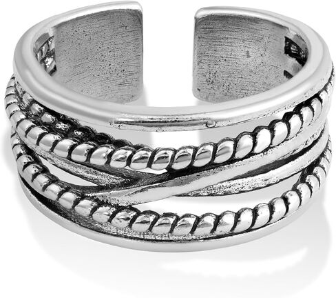 Twist Vintage Chunky 925 Sterling Silver Y2K Rings Rings Thumb Cool Fidget Ring للنساء in Kuwait