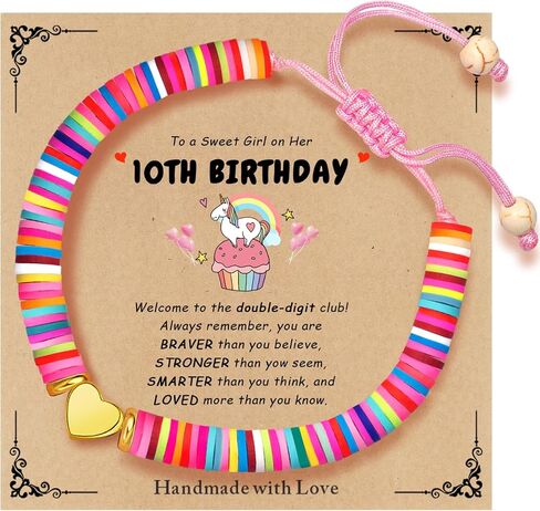 4 Year Old Girl Birthday Gifts, Adjustable Colorful Beads Bracelet as 4yr Four Year Old Girl Birthday Gifts 4th Birthday Decorations for Kids Daughter Niece Granddaughter Gift Ideas in Saudi Arabia