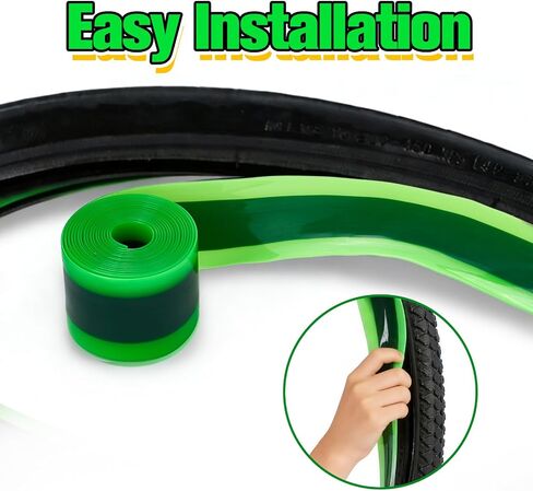 2Pcs Bike Tire Liner TPU BicycleTube Protection Punctures Compatible Bike Tire Tube Guard No Adhesive with 12" 16" 18" 20" 24" 26" 27.5" 29" in Kuwait