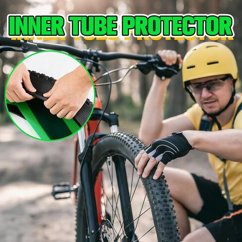 2Pcs Bike Tire Liner TPU BicycleTube Protection Punctures Compatible Bike Tire Tube Guard No Adhesive with 12" 16" 18" 20" 24" 26" 27.5" 29" in Kuwait