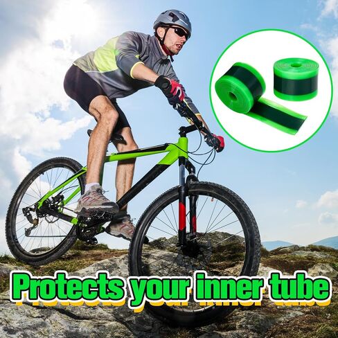 2Pcs Bike Tire Liner TPU BicycleTube Protection Punctures Compatible Bike Tire Tube Guard No Adhesive with 12" 16" 18" 20" 24" 26" 27.5" 29" in Kuwait