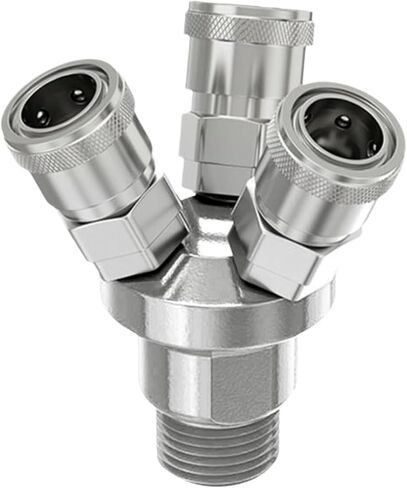 Quick Connector C Self-locking Round Two/Tee; Tee External Thread Ball Valve in Kuwait