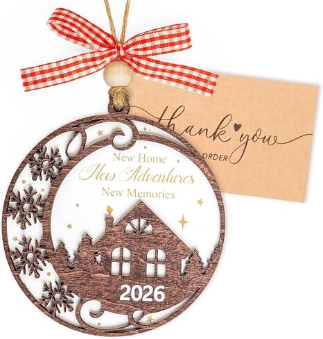 New Home Christmas Ornament 2025, Housewarming Gifts for Owners, Men, Women, First Home Together Ornaments, New Beginning Decor, New Home Owners Gift Ideas, House Warming Gifts New Home in Saudi Arabia