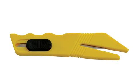 Vestil CUT-D-1 Plastic Double Ended Cutter 5-1/2 In. x 1/4 In. x 1-1/4 In. Yellow in Kuwait