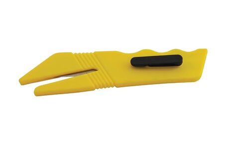Vestil CUT-D-1 Plastic Double Ended Cutter 5-1/2 In. x 1/4 In. x 1-1/4 In. Yellow in Kuwait
