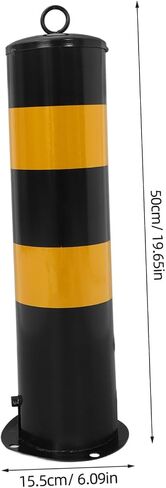ULTECHNOVO Parking Barrier Security Bollard Traffic Post for Driveways and Construction Areas Height Eye-catching Design for Enhanced Visibility and Safety in Kuwait