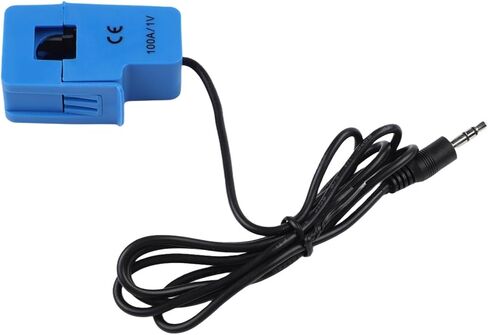 FABULETTA Non-invasive AC Current Sensor Split Core Current Transformer for Motor Lighting Monitoring 100A 1V Output 13mm Opening 50Hz-150KHz for frequency Blue SCT-013-000(100A 50mA) in Kuwait