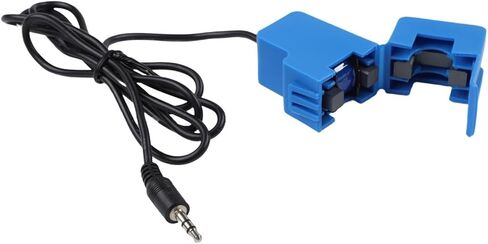 FABULETTA Non-invasive AC Current Sensor Split Core Current Transformer for Motor Lighting Monitoring 100A 1V Output 13mm Opening 50Hz-150KHz for frequency Blue SCT-013-000(100A 50mA) in Kuwait