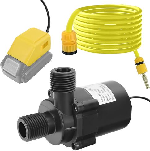 Submersible Water Pump for Dewalt 20V Battery, Quiet Mini Brushless Motor Water Pump Max Lift 8M 1100L/H for Garden, Kiddie Pool, Fish Tank (No Battery) in Kuwait