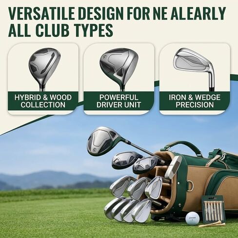 Golf Training Aid Kit - 3 in 1 Golf Swing Trainer, Grip Trainer & Impact Tape Set, Swing Corrector for Posture & Hand Placement, Golf Practice Equipment for Swing Path & Mechanics, Gift for Men Women in Kuwait